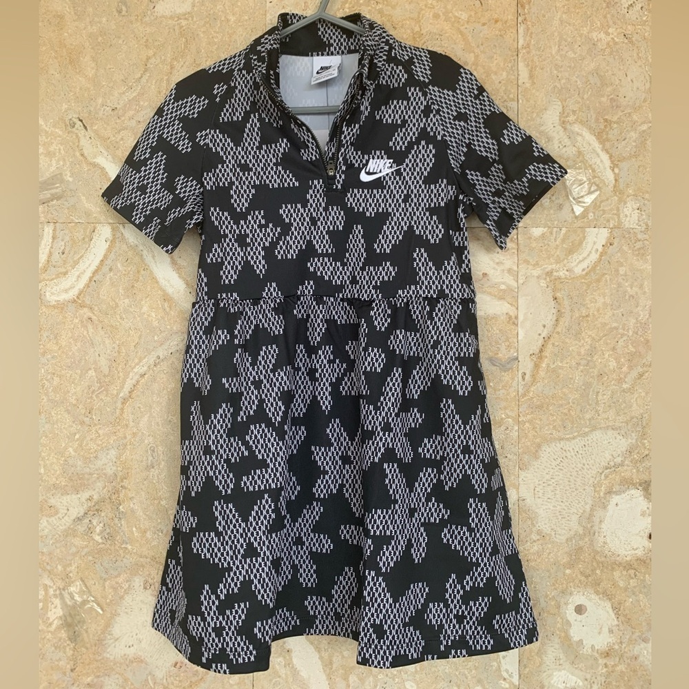 Nike Logo Flowers Girl’s Dress